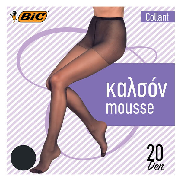 BIC ΚΑΛΣΟΝ COLLANT 20DEN (Νο3-4) - (OFF BLACK)