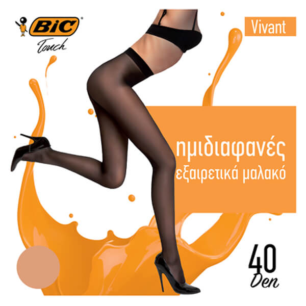BIC ΚΑΛΣΟΝ VIVANT 40DEN (XLARGE) - (ΜΕΛΙ)