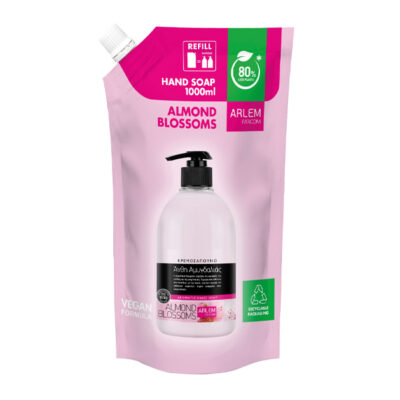 FARCOM ARLEM ΚΡΕΜΟΣΑΠΟΥΝΟ 1lit -  (DOYPACK) (ΑΝΘΗ ΑΜΥΓΔΑΛΙΑΣ)