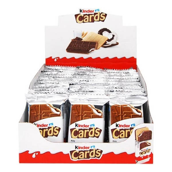 KINDER CARDS (30x25,6gr)