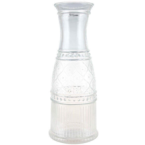 TNS ΓΥΑΛΙΝΗ ΚΑΡΑΦΑ (10,5x10,5x27cm) - (GW23023)