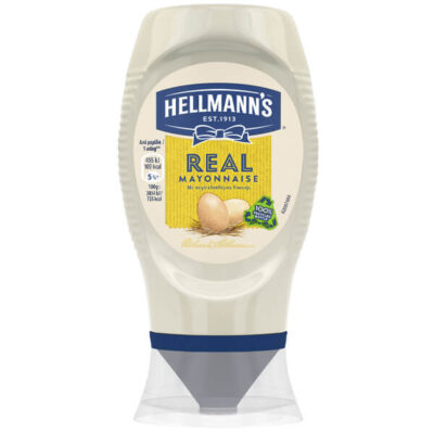 HELLMANN'S ΜΑΓΙΟΝΕΖΑ  250ml. - (REAL) (TOP DOWN)