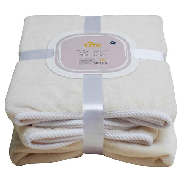 TNS ΠΕΤΣΕΤΑ ΜΠΑΝΙΟΥ ΣΕΤ (3τεμ.) - (TOWEL/280GM/1)