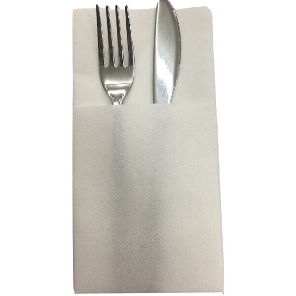 ΚΡΙΝΟΣ ΧΑΡΤ/ΤΑ AIRLAID ΦΑΚΕΛΟΣ 1Φ (33x40cm) - (ΛΕΥΚΟ) (75τεμ.)