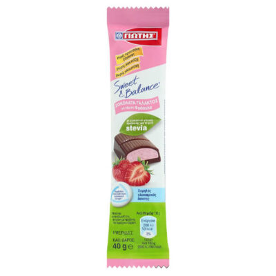 ΓΙΩΤΗΣ SWEET AND BALANCE ΣΟΚΟΛΑΤΑ ΓΑΛΑΚΤΟΣ 40gr. - ( ΧΩΡΙΣ ΓΛΟΥΤΕΝΗ ) ( ΦΡΑΟΥΛΑ )