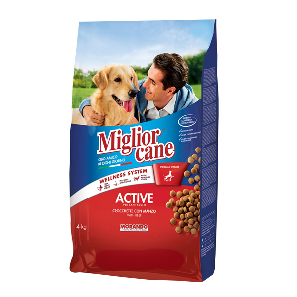 MIGLIOR ΣΚΥΛΟΤΡΟΦΗ ΚΡΟΚΕΤΑ  4kg - (ACTIVE) (ΒΟΔΙΝΟ)