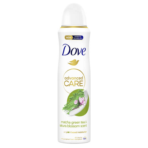 DOVE DEO SPRAY ADVANCED 150ml - (MATCHA GREEN TEA ΚΑΙ SAKURA BLOSSOM)
