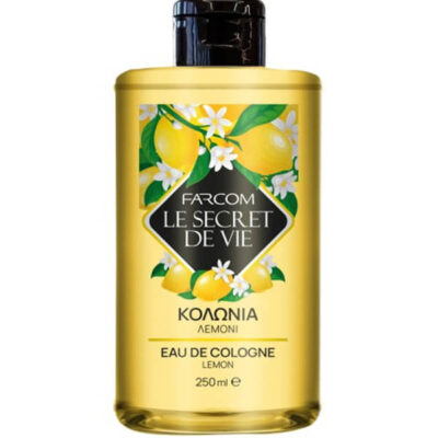 FARCOM ΚΟΛΩΝΙΑ LE SECRET DE VIE 80o 250ml - (ΛΕΜΟΝΙ)