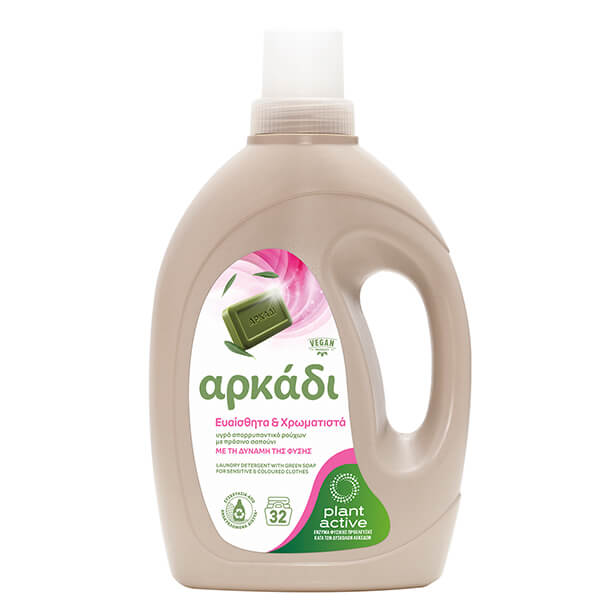 ΑΡΚΑΔΙ ΥΓΡΟ ΠΛΥΝΤΗΡΙΟΥ ΡΟΥΧΩΝ (32μεζ.) 1,45lit - (SENSITIVE ΚΑΙ COLOR)