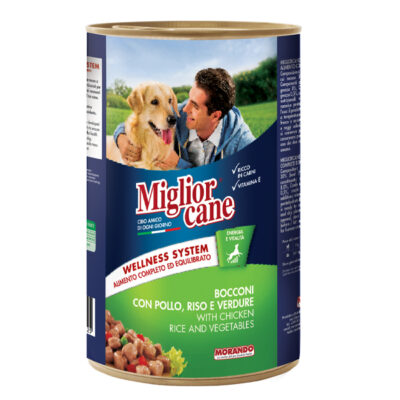 MIGLIOR ΣΚΥΛΟΤΡΟΦΗ ΚΟΝΣΕΡΒΑ 1250gr - (ΚΟΤΟΠΟΥΛΟ-ΡΥΖΙ-ΛΑΧΑΝΙΚΑ)