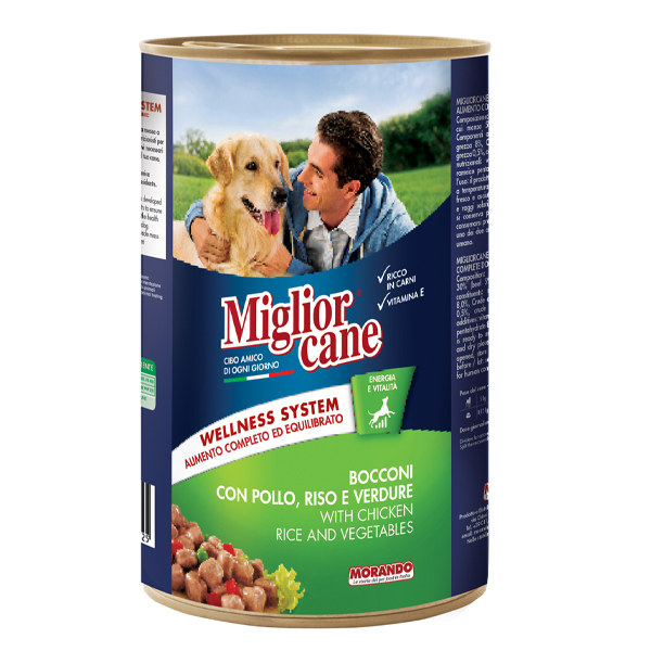 MIGLIOR ΣΚΥΛΟΤΡΟΦΗ ΚΟΝΣΕΡΒΑ 1250gr - (ΚΟΤΟΠΟΥΛΟ-ΡΥΖΙ-ΛΑΧΑΝΙΚΑ)