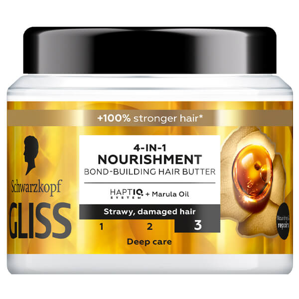 GLISS ΜΑΣΚΑ ΜΑΛΛΙΩΝ POWER 400ml - (4 ΣΕ 1 NOURISH)