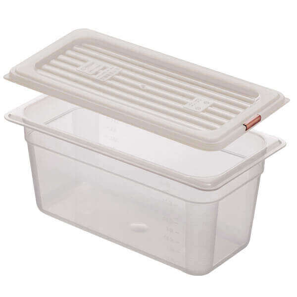 ΚΑΠΑΚΙ PP ΓΙΑ ΔΟΧΕΙΟ INOX 1/3 GN - (ΔΙΑΦΑΝΟ) (GNPPL-13)