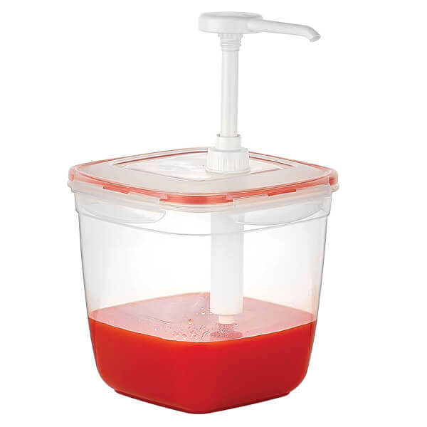 ΔΟΧΕΙΟ ΤΕΤΡΑΓΩΝΟ ΜΕ ΤΡΟΜΠΑ 3.6lit (GDP05)(18χ18x17hcm)