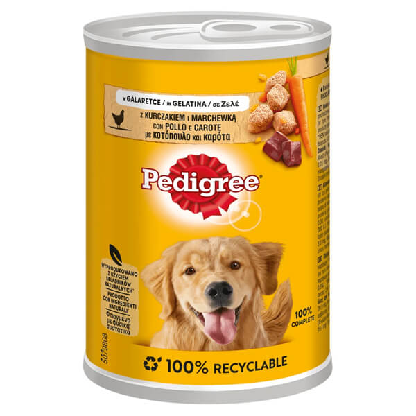 PEDIGREE ΣΚΥΛΟΤΡΟΦΗ ΚΟΝΣΕΡΒΑ 400gr. - (ΚΟΤΟΠΟΥΛΟ ΚΑΙ ΚΑΡΟΤΟ)