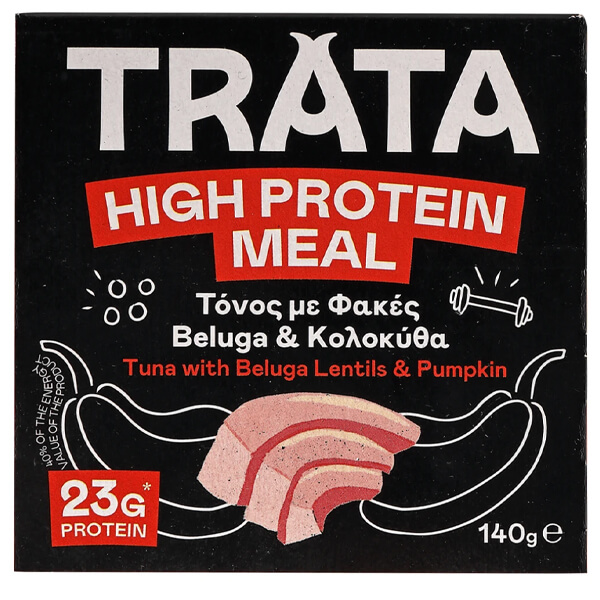 TRATA ΤΟΝΟΣ HIGH PROTEIN 140gr - (ΜΕ ΦΑKEΣ ΚΑΙ ΚΟΛΟΚΥΘΑ)