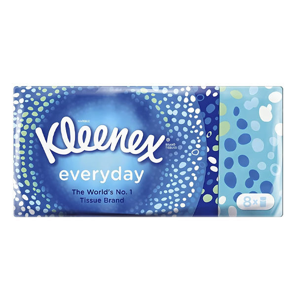 KLEENEX ΧΑΡΤΟΜΑΝΤΗΛΑ ΤΣΕΠΗΣ (8τεμ.) - (EVERYDAY)