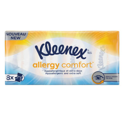 KLEENEX ΧΑΡΤΟΜΑΝΤΗΛΑ ΤΣΕΠΗΣ (8τεμ.) - (ALLERGY COMFORT)