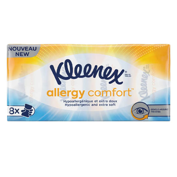 KLEENEX ΧΑΡΤΟΜΑΝΤΗΛΑ ΤΣΕΠΗΣ (8τεμ.) - (ALLERGY COMFORT)