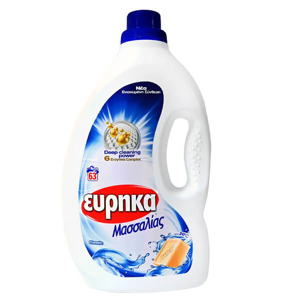 ΕΥΡΗΚΑ ΜΑΣΣΑΛΙΑΣ ΥΓΡΟ ΑΠΟΡΡΥΠΑΝΤΙΚΟ 63μεζ. (2,52lit)