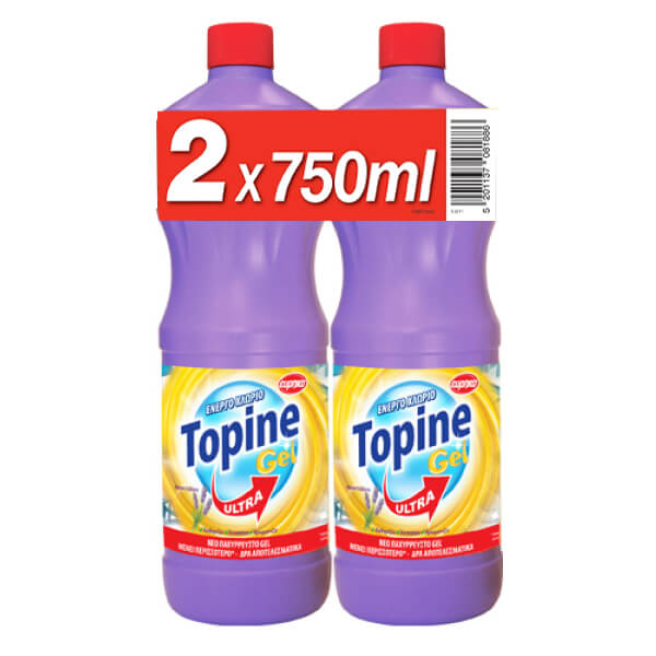 TOPINE GEL ΧΛΩΡΙΟ ΛΕΒΑΝΤΑ ΠΑΧΥΡΕΥΣΤΗ 2x750ml