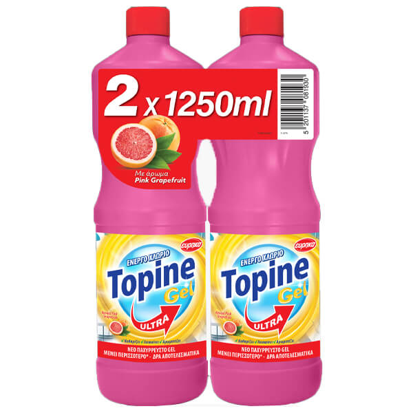 TOPINE ΠΑΧΥΡΕΥΣΤΗ 2x1250ml  - PINK GRAPEFRUIT