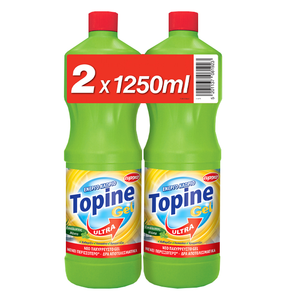 TOPINE ΠΑΧΥΡΕΥΣΤΗ 2x1250ml  - ΕΥΚΑΛΥΠΤΟΣ/ΜΕΝΤΑ