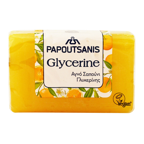 PAPOUTSANIS ΣΑΠΟΥΝΙ 125gr. ΓΛΥΚΕΡΙΝΗΣ - (ΚΙΤΡΙΝΟ)
