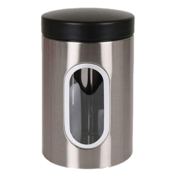 ΔΟΧΕΙΟ ΙΝΟΧ ΜΕ ΜΑΥΡΟ ΚΑΠΑΚΙ 2lit/12,1x19,6hcm 4620