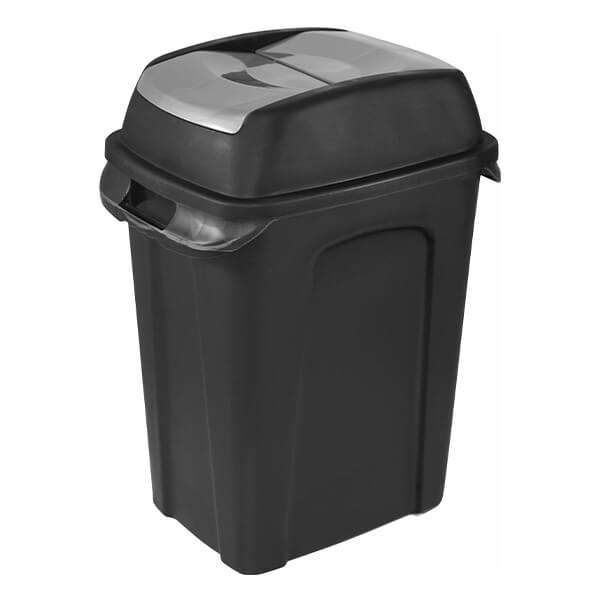 ΚΑΔΟΣ HIPPO 50LIT (47x35x63hcm) UP220/ΜΕ ΜΑΥΡΟ ΚΑΠΑΚΙ