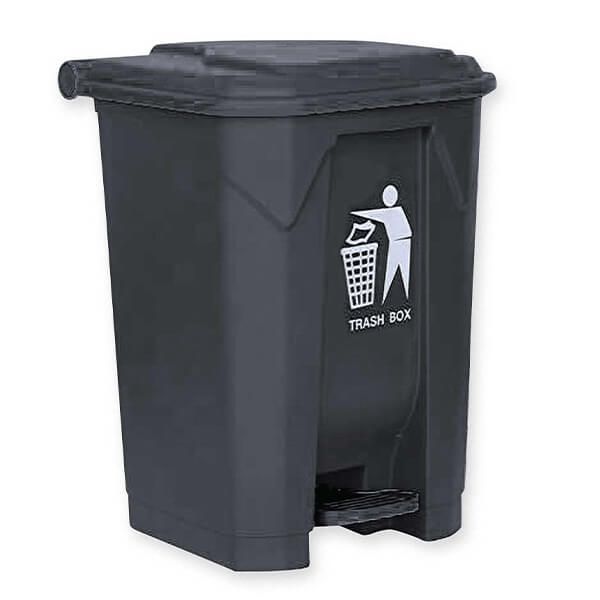 ΚΑΔΟΣ ΠΕΤΑΛ 80lit 47x41x67,5cm 80U ΓΚΡΙ