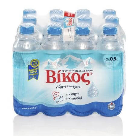 ΒΙΚΟΣ ΦΥΣΙΚΟ ΜΕΤΑΛ. ΝΕΡΟ 0.5lt - (12pack)