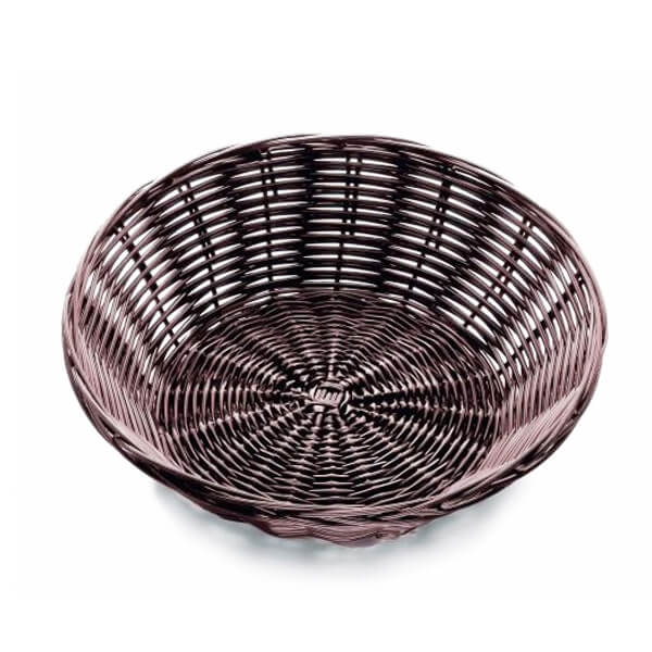 ΨΩΜΙΕΡΑ Φ23x7hcm RATTAN 1022/ΜΑΥΡΗ