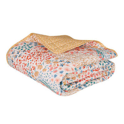 FLAMINGO ΚΟΥΒΕΡΛΙ ULTRASONIC CHIC (220x240cm) - (ROTTEN APPLE-BEIGE) (100% MICROFIBRE)