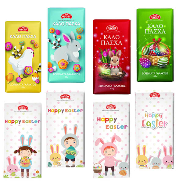 OSCAR ΠΑΣΧΑΛΙΝΗ ΣΟΚΟΛΑΤΑ ΓΑΛΑΚΤΟΣ 85gr.