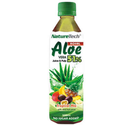 NATURE TECH ALOE VERA SUGAR FREE PET 500ml - (TROPICAL MIX)