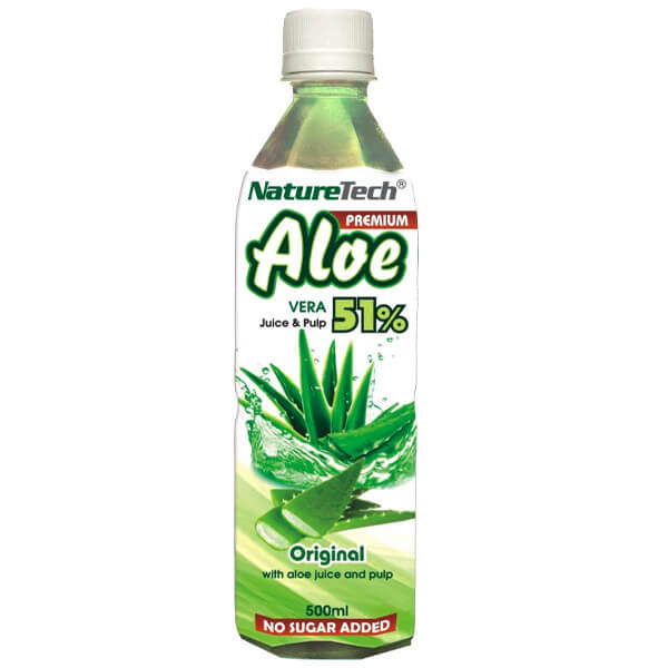 NATURE TECH ALOE VERA SUGAR FREE PET 500ml - (ORIGINAL)