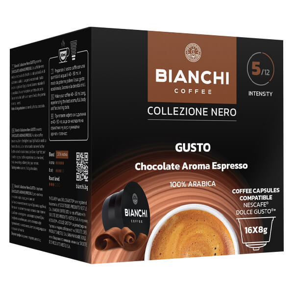 BIANCHI DOLCE GUSTO ESPRESSO CAPS (16τεμ.x7gr.) - (CHOCO)