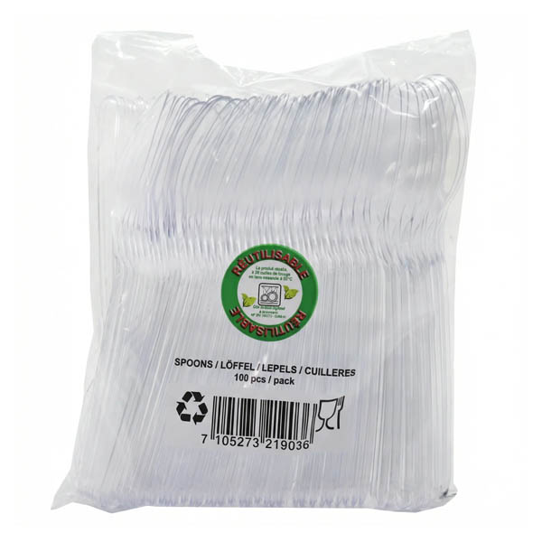 ΚΟΥΤΑΛΙΑ ΠΛΑΣΤΙΚΑ ΔΙΑΦΑΝΗ ΕΠΑΝ/ΜΕΝΑ (100τεμ.)