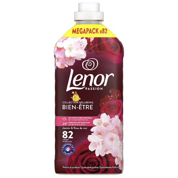 LENOR ΜΑΛΑΚΤΙΚΟ 82μεζ. (1722ml) - (JASMINE ΚΑΙ ROSE) (PASSION)