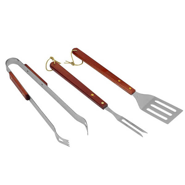 TNS ΣΕΤ ΕΡΓΑΛΕΙΩΝ BBQ  ΜΕ ΞΥΛΙΝΟ ΧΕΡΟΥΛΙ (31-950-0023)