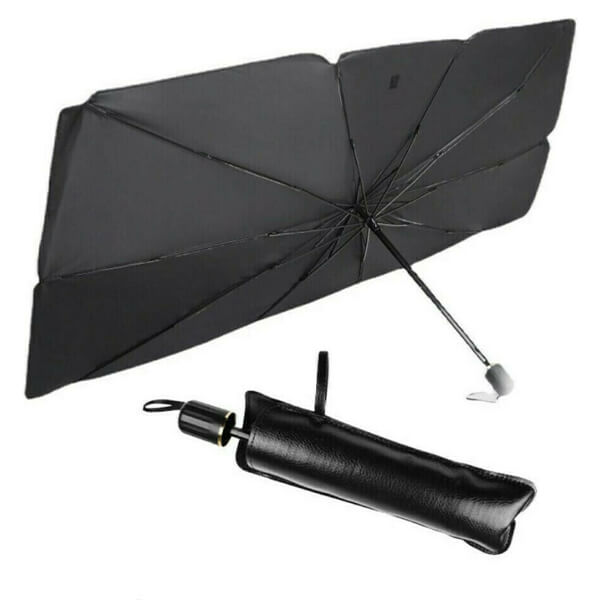 TNS ΗΛΙΟΠΡΟΣΤΑΣΙΑ ΑΥΤΟΚΙΝΗΤΟΥ ΟΜΠΡΕΛΑ 130Χ76cm ΜΑΥΡΗ (31-950-0070)