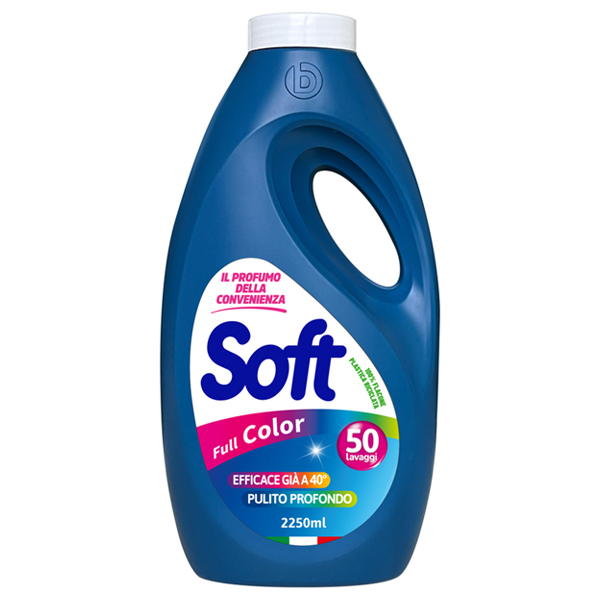 SOFT ΥΓΡΟ ΠΛΥΝΤΗΡΙΟΥ 50μεζ. (2,25lt) - (FULL COLOR)