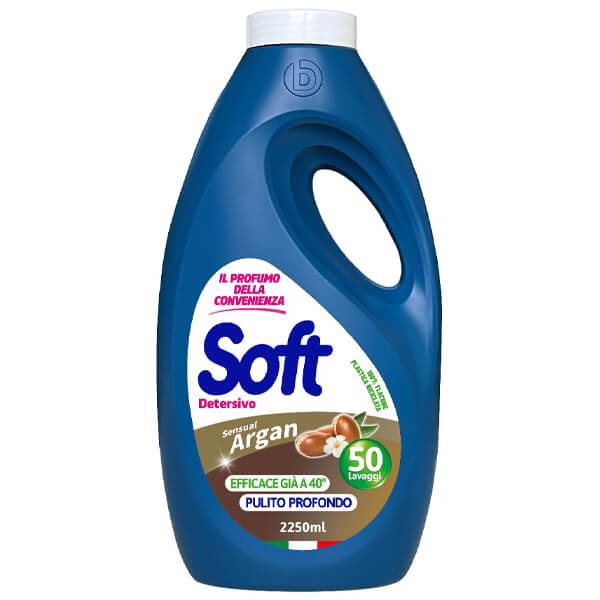 SOFT ΥΓΡΟ ΠΛΥΝΤΗΡΙΟΥ 50μεζ. (2,25lt) - (OLIO DI ARGAN)