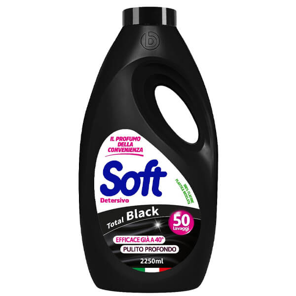 SOFT ΥΓΡΟ ΠΛΥΝΤΗΡΙΟΥ 50μεζ. (2,25lt) - (TOTAL BLACK)