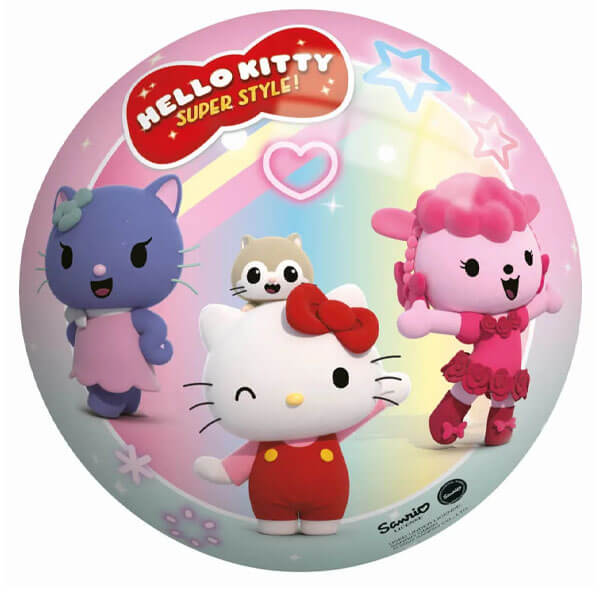 ΜΠΑΛΑ ΠΛΑΣΤΙΚΗ 230mm - (HELLO KITTY)