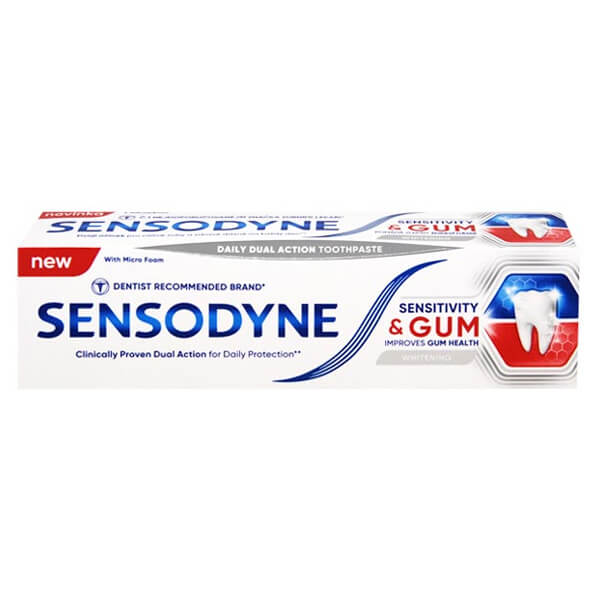 SENSODYNE SENSITIVITY ΚΑΙ GUM 75ml - (WHITENING) (ΟΔΟΝΤΟΚΡΕΜΑ)