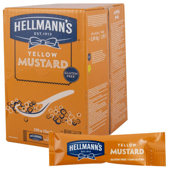 HELLMANN'S ΜΟΥΣΤΑΡΔΑ ΜΕΡΙΔΕΣ 198x10ml