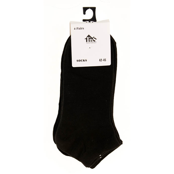 TNS ΚΑΛΤΣΕΣ (4τεμ.) (42-45) - (ΜΑΥΡΕΣ) (SC-BL)