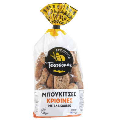 ΤΣΑΤΣΑΚΗΣ ΜΠΟΥΚΙΤΣΕΣ 400gr. - (ΚΡΙΘΙΝΑ ΜΕ ΕΛΑΙΟΛΑΔΟ)